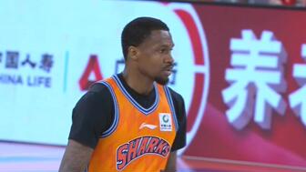 [咪咕全场集锦]🏀上海首战大胜深圳 拉塞尔首秀21分 古德温22+6+9 王哲林18板